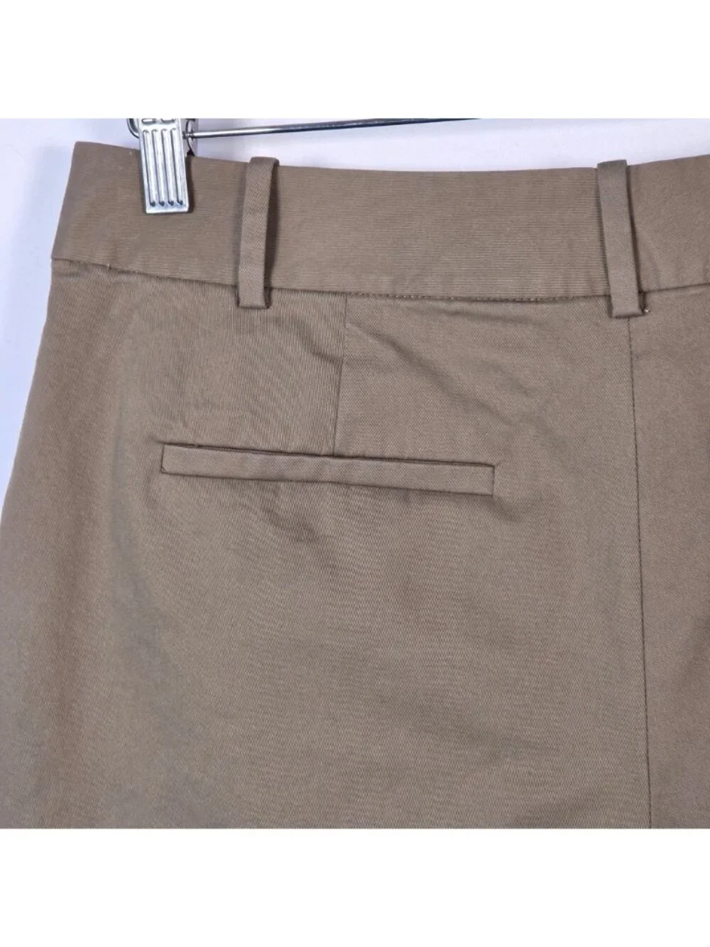 Theory DB Pleat Soft Chino Shorts Forest Green Size 6